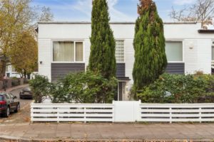 A freehold three bedroom, two storey house, with private outside space, and off street parking for sale in Primrose Hill