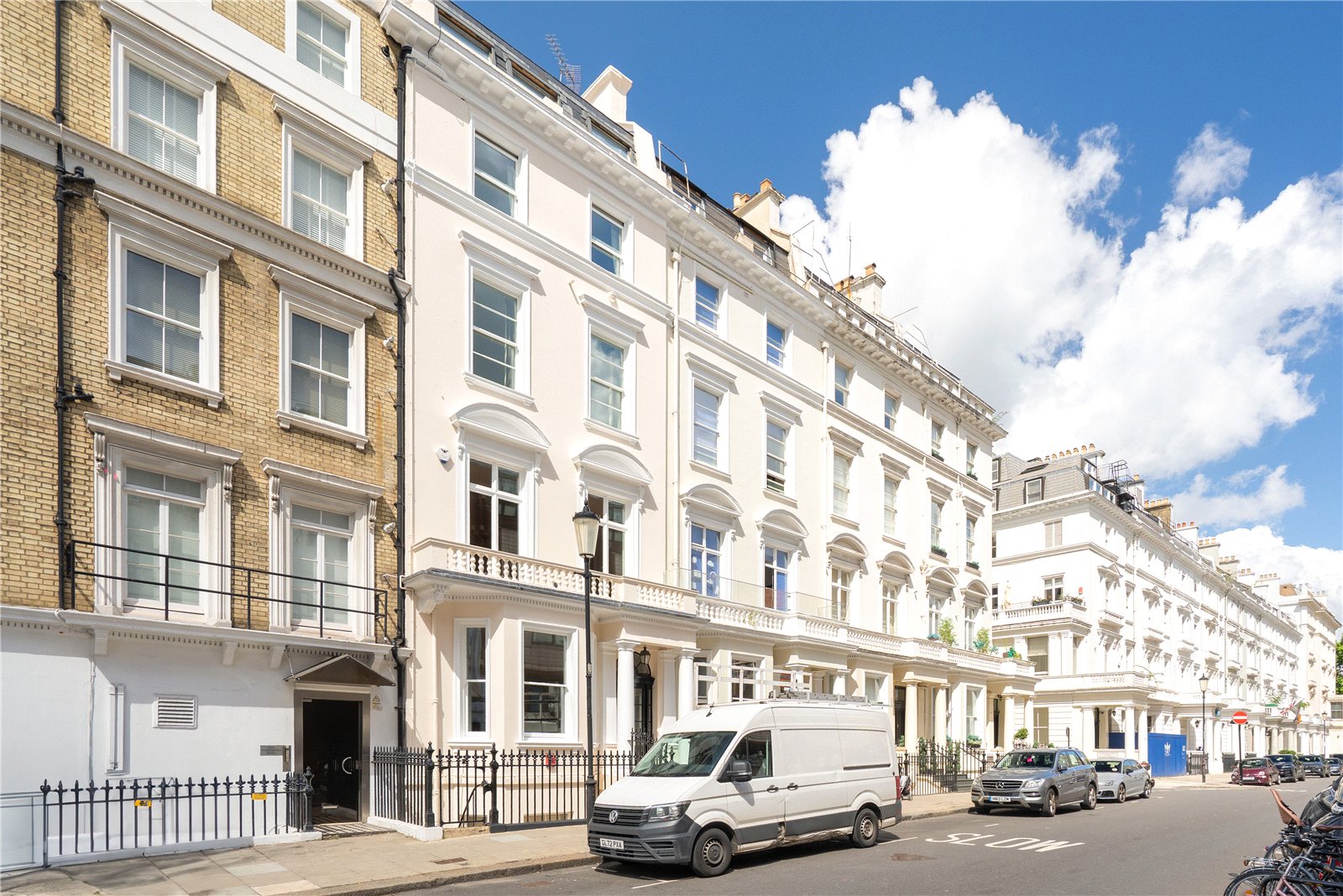 A beautifully refurbished three-bedroom apartment with a large west-facing roof terrace, right in the heart of South Kensington.